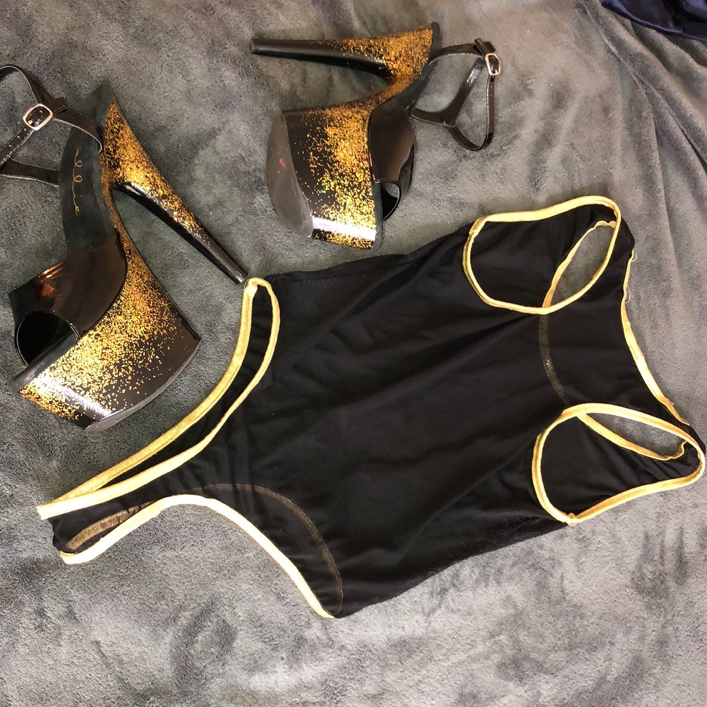 Stripper, lingerie, one-piece